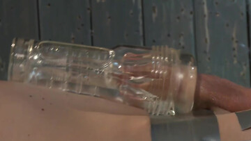 Handjob pleasure and toys with a hot dude