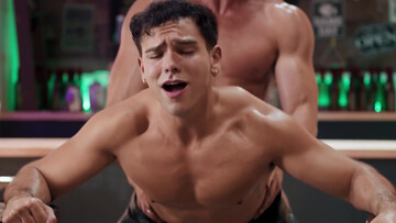 Cowboy cock with rimming and anal screwing