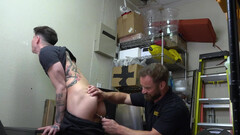 Co-workers find a retired spot where they fuck like sluts