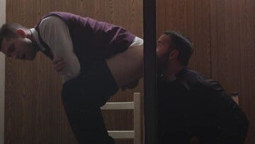 Gloryhole sacrilege with a big dick priest