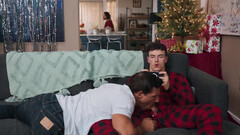 DILF and twink domination session on Christmas