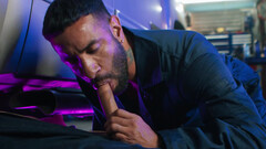 Mateo Zagal and Dom King have sex next to the vehicle