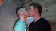 Kameron Frost and Alex Kiffeur screw at the glory hole