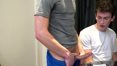 Passionate guys share the couch for nothing but sexual perversions