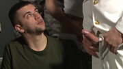 Army men proceed with taking down their uniforms to fuck a lot