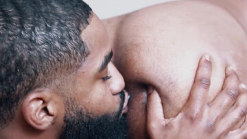 Muscular black bulls provide merciless homemade gay sex