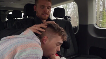 Car blowjob with Calhoun Sawyer and his GF