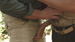 James Blond and Jay Stryker: fuck outside